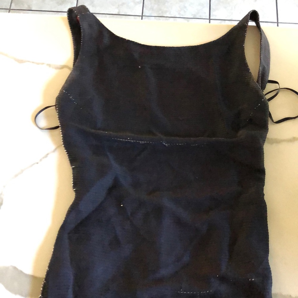 Shimmer black dress
